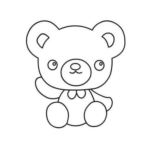 保店镇张宅附设幼儿园小班涂色《画小熊》