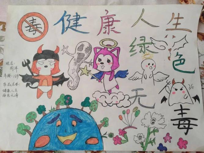 江海街禁毒绘画大赛投票正式开启,快来pick你最喜欢的画作吧!_毒品