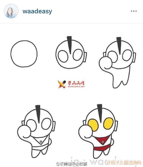 其他的小奥特曼的简笔画的搜索