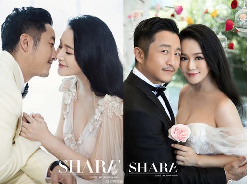 邹市明晒老婆冉莹颖怀三胎后的婚纱照,网友却嘲画风像影楼!