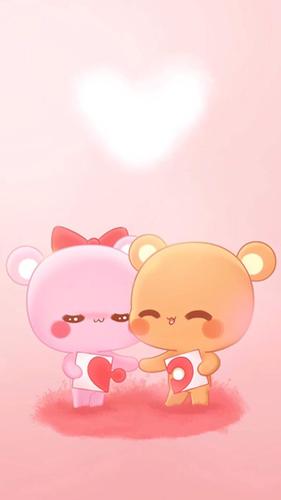 想念熊晚安壁纸 萌萌的可爱小熊 温暖你的夜