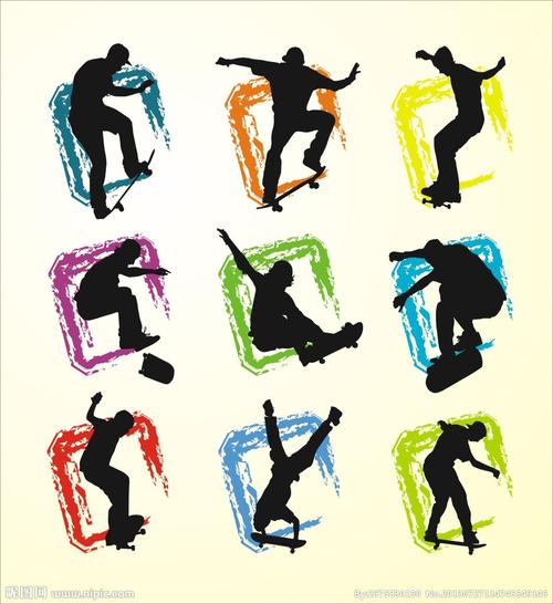 滑板运动图片
