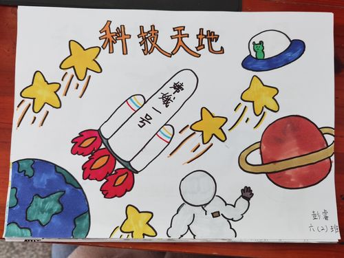 科学理想浩瀚 创新之星璀璨——洋门小学科技节特色活动之绘画比赛
