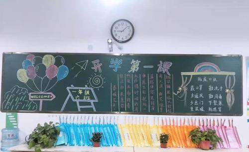 开学第一课——亳州市第一小学一年级各班黑板报评比活动