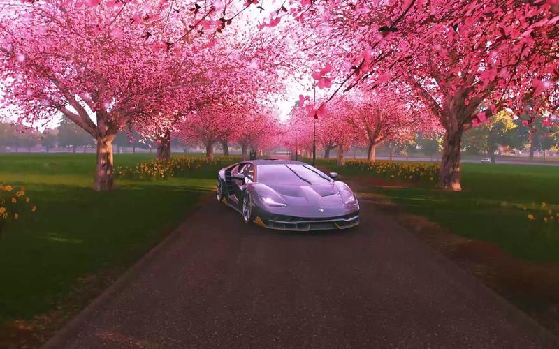 地平线4这樱花也太好看了吧