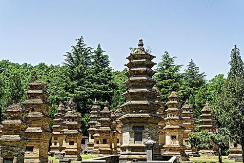 河南嵩山少林寺塔林