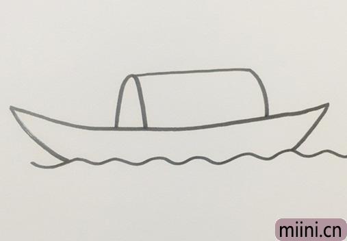 木船简笔画步骤教程