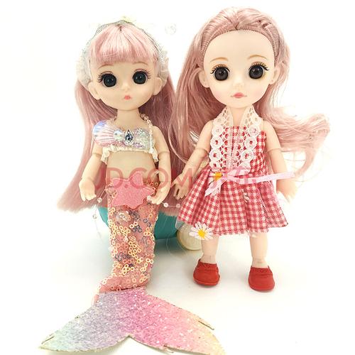 娃娃玩具 换装娃娃 芭比(barbie) 芭比(barbie)美人鱼娃娃美人鱼洋