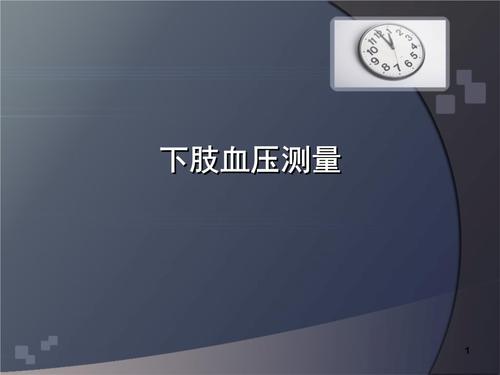 下肢血压测量.ppt