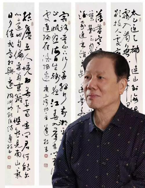 舒朗大气金戈铁马福建名家檀遵枝书法欣赏