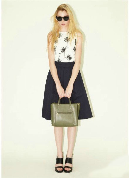 日本品牌moussy摩西女装2015夏季服饰新款搭配流行趋势