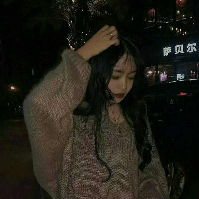 黑暗冷酷真人女头像一组高冷丧系图片