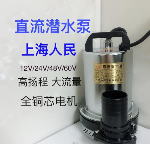 厂家直销直流潜水泵2寸48v60v电瓶电动车抽水泵灌溉农用浇菜