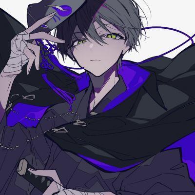 意境魅力手绘动漫男头集|黑暗终会_男生头像_我要个性