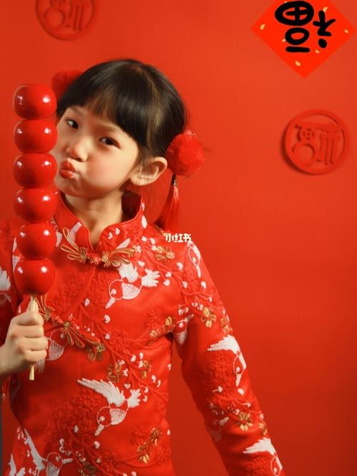 喂,新年快乐|儿童过年写真分享_写真_新年去哪玩_美图