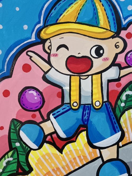 水粉儿童画_儿童画_文化_绘画