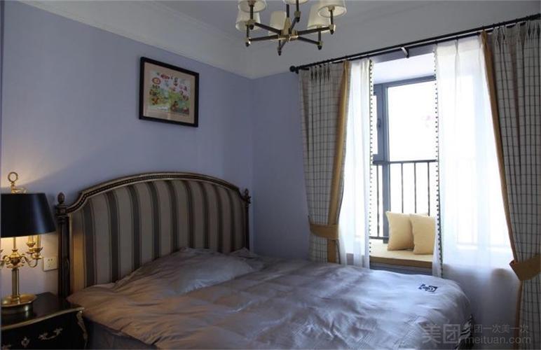 110平米三室两厅欧式风格卧室装修效果图