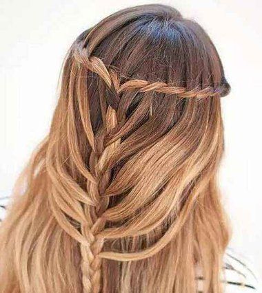 如何编瀑布辫子瀑布辫步骤大全图解