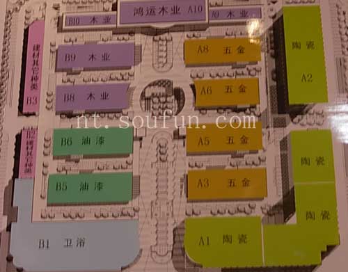 一层业态分布图