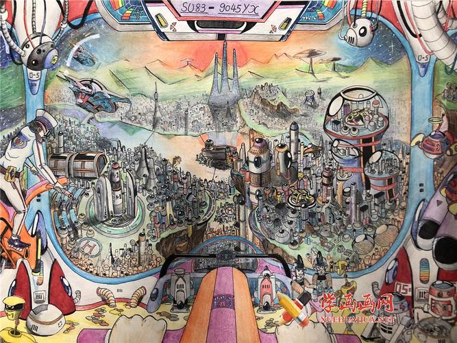 一等奖中学生科幻画新的时代