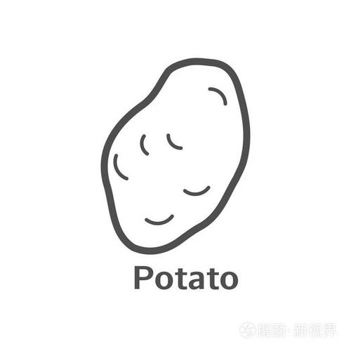 简单的素食食品标志