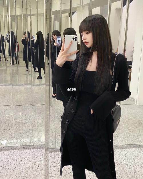 2021最新个性 |公主切|黑长直最适合的发型|_接头发_公主切_发型_染发