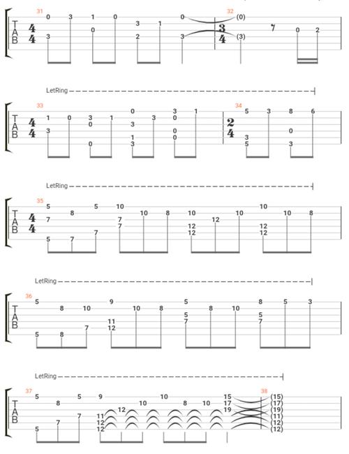 三叶のテーマ(动画电影《你的名字.》插曲)吉他谱(gtp