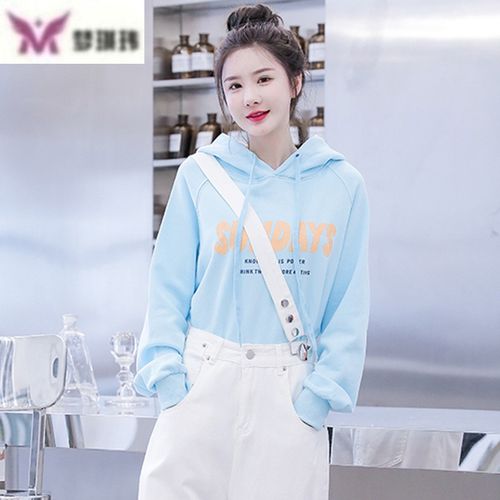 梦琪玮美少女青少女初中生学生女生减龄牛仔背带裤套装少女春秋2021