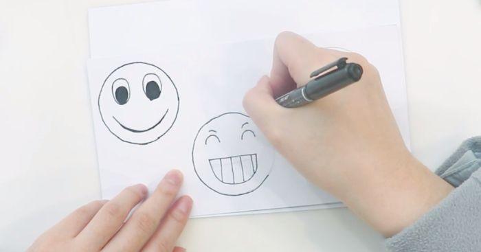 怎么制作微笑卡片