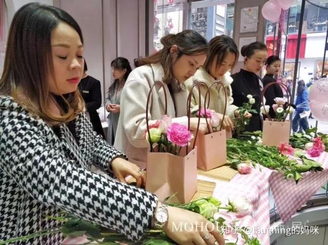 成都鲜花插花diy暖场活动