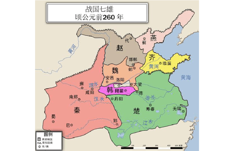 中国历史各朝代版图一览