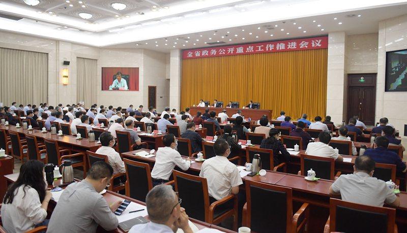 省政府召开全省政务公开重点工作推进会议