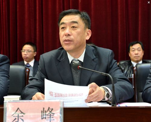 余峰宣读表彰决定