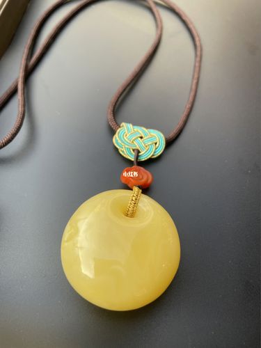 蜜蜡公主扣～精致大气7815_蜜蜡_南红_时尚_配饰