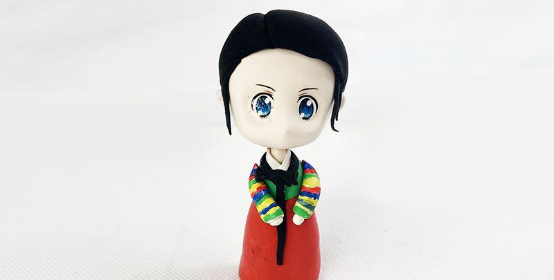 用超轻粘土做民族娃娃教程