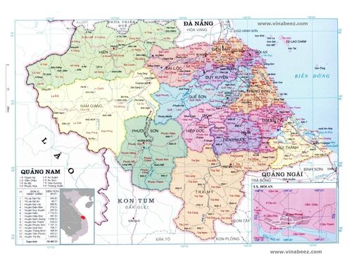 广南省地图 | vinabeez