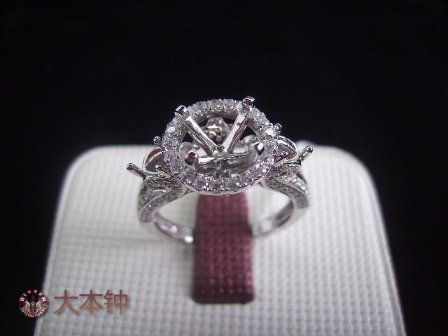 蒂芙尼戒托珠宝镶嵌工艺飞边镶; 供应铂金戒托价格  钻石镶嵌款式