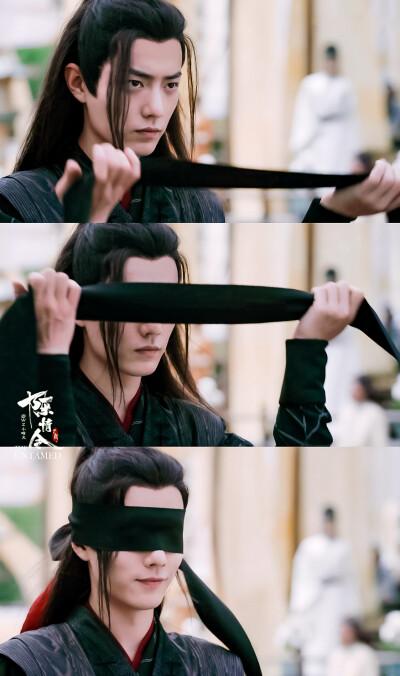 肖战 魏无羡 蒙眼射箭 潇洒少年郎