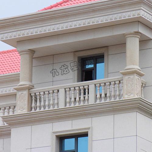 石材花瓶柱护栏效果图阳台石栏杆图片