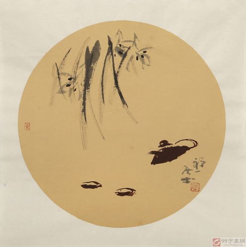 周自豪 《禅茶一味》 当代著名禅意画家