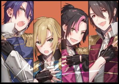 彩虹社 成濑鸣 春崎艾尔 卯月光 梦追翔画师twitter:ひろ @azarashi