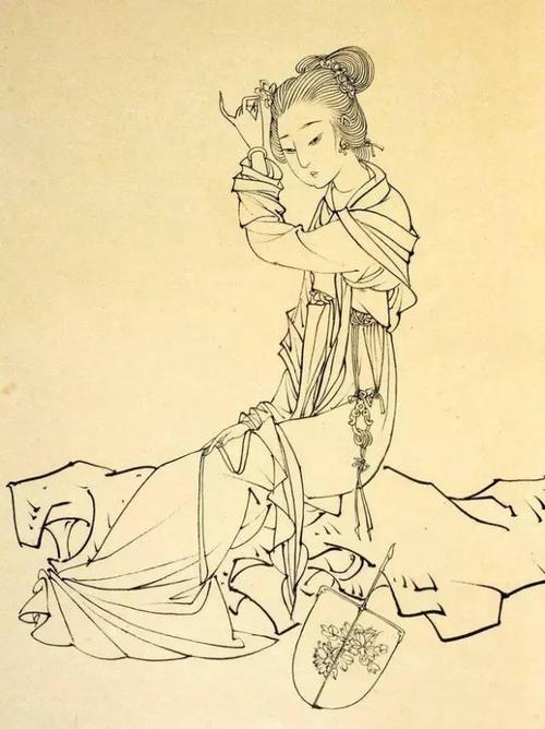 有一种画叫:【中国白描】_吴道子