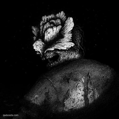 【黑白主义】插画家brian luong,超现实主义黑白插画的涵义