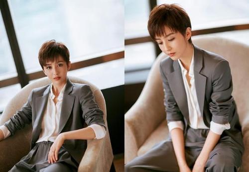 不过是剪了一个短发,35岁佟丽娅变女王,网友:帅到不敢认