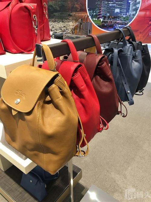 longchamp/龙骧 le pliage cuir经典小羊皮双肩包背包