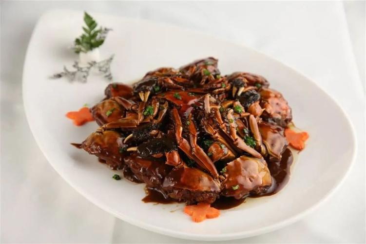 "酱爆毛蟹",江南的一道名菜.