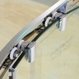 推拉门轨道吊轮浴室淋浴房玻璃门移门吊滑轮滚轮轨道吊轨老式滑轮 一