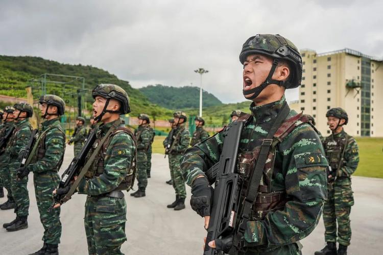 血脉喷张!武警特战队员入队仪式