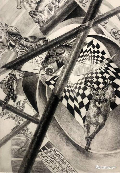 association and imagery sketch 导览 联想与意象性素描与解构重构