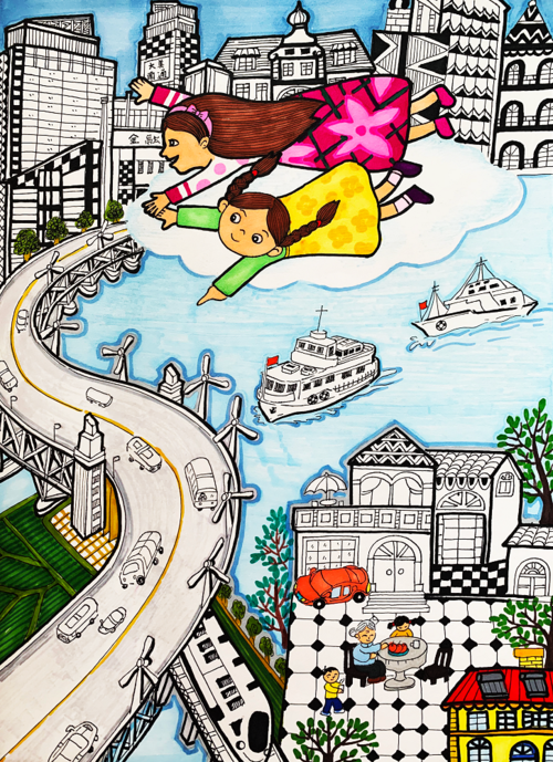 "童"绘新江苏佳作选我的家乡